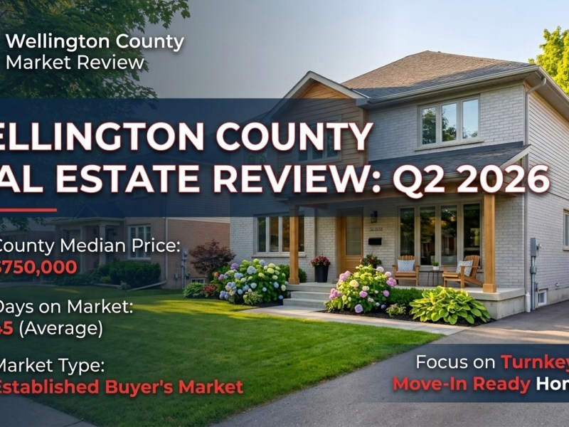 Navigating the Mid-Year Shift: A Comprehensive Review of Wellington County’s Q2 2026 Real Estate&nbsp;Market